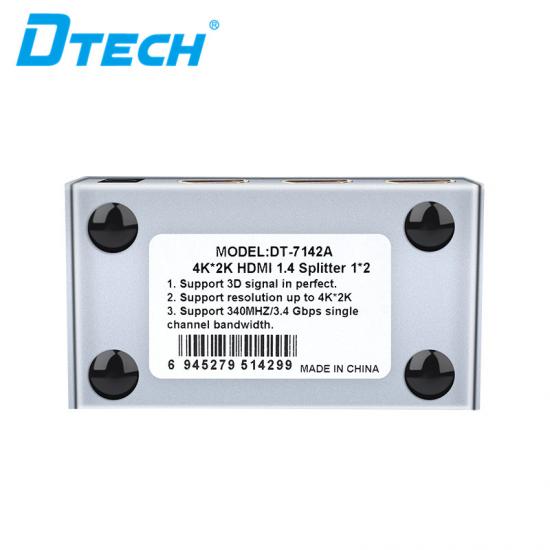 DTECH DT-7142A 4Kx2K HDMI SPLITTER 1x2 DTECH DT-7142A 4Kx2K HDMI SPLITTER 1x2